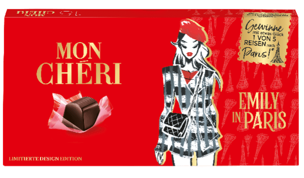 Mon Chéri 15er Packung im „Emily in Paris“-Design